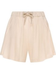 Naturana Szorty w kolorze beżowym rozmiar: M. Brązowe szorty damskie Naturana, bez wzorów, z bawełny, z podwyższonym stanem. Za 85.45 zł.