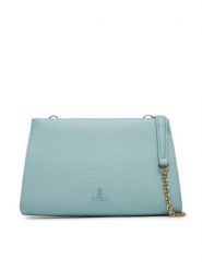 Furla Torebka WE00774 ARE000 AQ000 Błękitny. Niebieskie torebki wieczorowe damskie Furla, bez wzorów, ze skóry, bez dodatków. Za 609.99 zł.