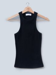 LeGer Top "Dena" w kolorze czarnym rozmiar: 42. Czarne koszulki sportowe damskie LeGer, bez wzorów, bez ramiączek. Za 113.63 zł.