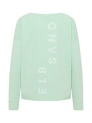 ELBSAND Bluza "Riane" w kolorze miętowym rozmiar: XL. Zielone bluzy damskie ELBSAND, xl, bez wzorów, bez kaptura. Za 156.61 zł.