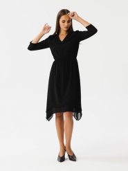 Stylove Sukienka w kolorze czarnym rozmiar: L. Czarne sukienki damskie Stylove, bez wzorów, bez ramiączek. Za 207.39 zł.