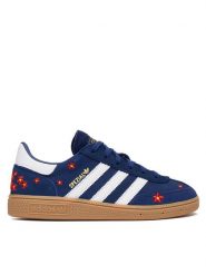 Adidas Sneakersy Handball Spezial KI0370 Granatowy. Niebieskie buty sportowe dziewczęce Adidas, ze skóry, bez zapięcia. Za 279.99 zł.