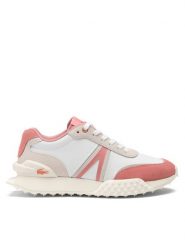 Lacoste Sneakersy L-Spin Deluxe 747SFA0021 Biały. Białe obuwie sportowe damskie Lacoste, z materiału, bez zapięcia. W wyprzedaży za 359.99 zł.
