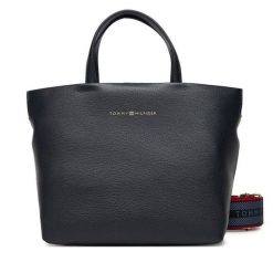 Torebka Tommy Hilfiger. Niebieskie torebki klasyczne damskie Tommy Hilfiger, bez dodatków. Za 409.99 zł.