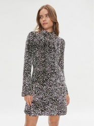 Bruuns Bazaar Sukienka koktajlowa BBW3693 Czarny Regular Fit. Czarne sukienki damskie Bruuns Bazaar, bez wzorów, z syntetyku, wizytowe, bez ramiączek. Za 459.99 zł.