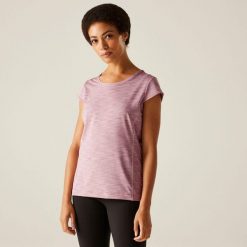 Hyperdimension II damska koszulka. Czerwone koszulki sportowe damskie Regatta, bez wzorów, bez ramiączek, trekkingowe. W wyprzedaży za 100.00 zł.