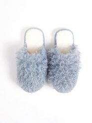 Admas Kapcie w kolorze błękitnym rozmiar: 36-37. Niebieskie kapcie damskie admas, z materiału. Za 86.99 zł.