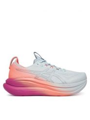 Asics Buty do biegania Gel-Nimbus 28 1012B987 Niebieski. Niebieskie obuwie sportowe damskie Asics, z meshu, bez zapięcia, do biegania. Za 899.99 zł.