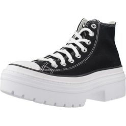 Tenisówki Converse Model Chuck Taylor All Star Lugge Kolor Czarny. Białe trampki damskie Converse, bez wzorów, z tkaniny, bez zapięcia. Za 336.10 zł.