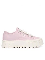 Tommy Jeans Sneakersy Tj Platform Sneaker EN0EN03098 Różowy jasny. Czerwone obuwie sportowe damskie Tommy Jeans, z jeansu, bez zapięcia. Za 369.99 zł.