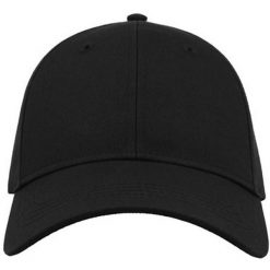 Zakrzywiona Czapka Z Daszkiem Dla Dorosłych Unisex. Czarne czapki z daszkiem damskie ATLANTIS, bez wzorów. Za 55.99 zł.