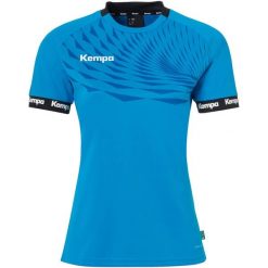 Damski jersey Kempa Wave 26. Czarne koszulki sportowe damskie Kempa, bez wzorów, z jersey, bez ramiączek, do piłki ręcznej. Za 166.50 zł.