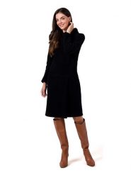 Be Wear Sukienka w kolorze czarnym rozmiar: M. Czarne sukienki damskie Be Wear, bez wzorów, bez ramiączek. Za 194.38 zł.