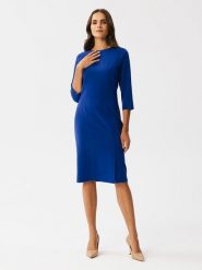 Stylove Sukienka w kolorze niebieskim rozmiar: M. Niebieskie sukienki damskie Stylove, bez wzorów, bez ramiączek. Za 140.53 zł.