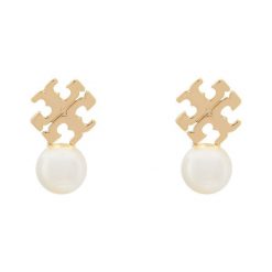 Kolczyki Tory Burch. Żółte kolczyki damskie Tory Burch, złote. Za 544.99 zł.