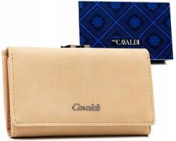 Portfel damski 4U Cavaldi GD23-DNM j. różowy. Czerwone portfele damskie 4U Cavaldi, bez wzorów, ze skóry ekologicznej. Za 44.00 zł.