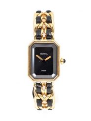 Chanel Zegarek kwarcowy w kolorze złoto-czarnym rozmiar: onesize. Czarne, analogowe zegarki damskie Chanel, metalowe. Za 10,344.99 zł.