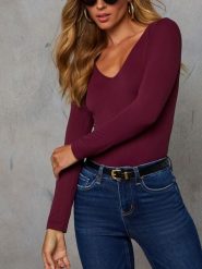 LA Angels Koszulka w kolorze bordowym rozmiar: S. Czerwone koszulki damskie LA Angels, s, bez wzorów, bez kołnierzyka, bez ramiączek. Za 143.56 zł.