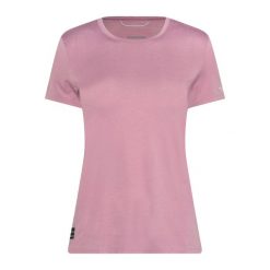 Koszulka do biegania damska Saucony Stopwatch. Czerwone koszulki sportowe damskie Saucony, l, bez wzorów, bez ramiączek, do biegania. Za 119.99 zł.