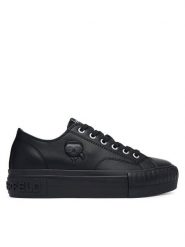 KARL LAGERFELD Trampki KL60426 Czarny. Czarne trampki damskie KARL LAGERFELD, bez wzorów, ze skóry, bez zapięcia. Za 704.99 zł.