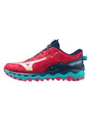 Mizuno Buty "Wave Mujin 9" w kolorze czerwonym do biegania w terenie rozmiar: 36,5. Czerwone obuwie sportowe damskie Mizuno, z materiału, do biegania. Za 232.78 zł.