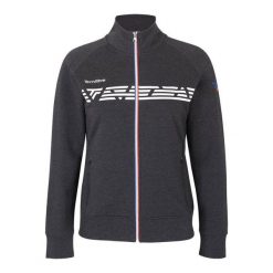 Damska bluza rozpinana Tecnifibre Knit Jacket. Szare bluzy damskie TECNIFIBRE, s, bez wzorów, z bawełny, bez kaptura. Za 169.00 zł.