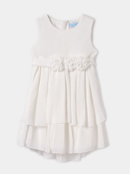 Abel & Lula Sukienka elegancka 5024 Écru Regular Fit. Sukienki dziewczęce Abel & Lula, bez wzorów, z syntetyku, bez ramiączek. Za 349.99 zł.