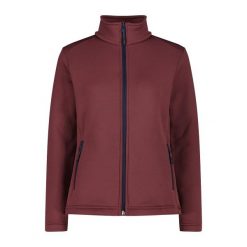 Damska rozciągliwa polarowa bluza z zamkiem CMP. Brązowe bluzy damskie CMP, na zimę, bez wzorów, z polaru, bez kaptura. Za 323.50 zł.