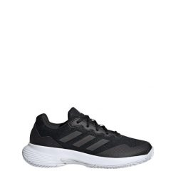 Gamecourt 2.0 Tennis Shoes. Czarne obuwie sportowe damskie Adidas, bez zapięcia, tenisowe. Za 299.00 zł.