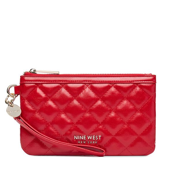 Torebka Nine West. Czerwone torebki wieczorowe damskie Nine West, bez wzorów, bez dodatków. Za 99.99 zł.