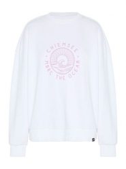 Chiemsee Bluza w kolorze białym rozmiar: XL. Białe bluzy damskie Chiemsee, xl, bez wzorów, z bawełny, bez kaptura. Za 169.95 zł.