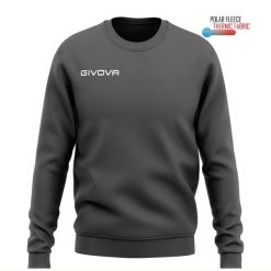 Bluza sportowa Givova Polarfleece One Grey 2XL. Czarne bluzy damskie Givova, s, bez wzorów, z materiału, bez kaptura. Za 81.03 zł.