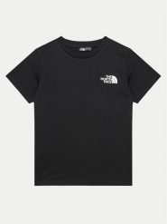 The North Face T-Shirt Simple Dome NF0A8DRP Czarny Regular Fit. Czarne t-shirty i koszulki chłopięce The North Face, bez wzorów, z syntetyku, bez kołnierzyka, bez ramiączek. Za 59.99 zł.