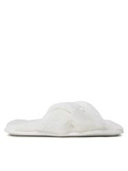 DeeZee Kapcie M138139J Biały. Białe kapcie damskie DeeZee, z materiału. Za 49.99 zł.