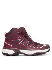 Salomon Trekkingi X Ultra 360 Edge Mid GORE-TEX L49223400 Bordowy. Czerwone obuwie trekkingowe damskie Salomon, z gore-texu, bez zapięcia. Za 729.99 zł.