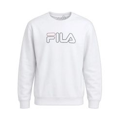Damska bluza Fila SITGES crew sweat FAW0333-10001. Białe bluzy damskie Fila, l, bez wzorów, z bawełny, bez kaptura. Za 137.04 zł.