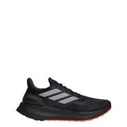 Buty Pureboost 5 Running. Brązowe obuwie sportowe damskie Adidas, z materiału, bez zapięcia, do biegania. W wyprzedaży za 512.45 zł.