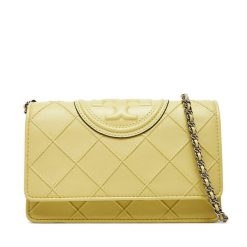 Torebka Tory Burch. Żółte torebki wieczorowe damskie Tory Burch, bez wzorów, bez dodatków. Za 1,499.00 zł.