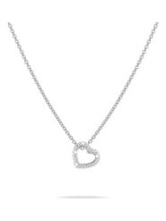 Tamaris Srebrny naszyjnik z zawieszką - dł. 45 cm rozmiar: onesize. Szare naszyjniki damskie Tamaris, z cyrkonią, srebrne. Za 145.95 zł.