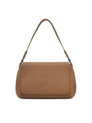 Calvin Klein Torebka K60K613085 Beżowy. Brązowe torebki klasyczne damskie Calvin Klein, ze skóry, bez dodatków. Za 329.99 zł.