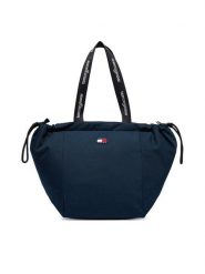 Tommy Jeans Torebka Tjw Ess Daily Tote AW0AW18771 Granatowy. Niebieskie torebki klasyczne damskie Tommy Jeans, z jeansu, bez dodatków. Za 329.99 zł.
