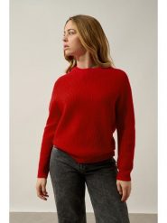 AUTHENTIC CASHMERE Kaszmirowy sweter "Oceane" w kolorze czerwonym rozmiar: L. Czerwone swetry klasyczne damskie AUTHENTIC CASHMERE, l, z kaszmiru, bez kołnierzyka. Za 478.99 zł.