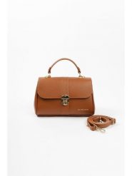 Lia Biassoni Skórzana torebka w kolorze jasnobrązowym - 27 x 19 x 13 cm rozmiar: onesize. Brązowe torebki klasyczne damskie Lia Biassoni, z materiału, przez ramię, bez dodatków. Za 334.60 zł.