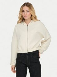 ONLY Bluza Scarlett 15346449 Écru Regular Fit. Bluzy damskie Only, xs, bez wzorów, z syntetyku, bez kaptura. Za 189.99 zł.