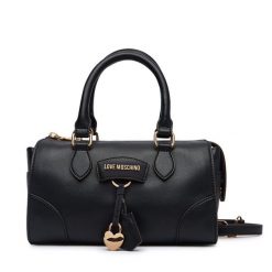 Torebka LOVE MOSCHINO. Czarne torebki wieczorowe damskie Love Moschino, bez wzorów, bez dodatków. Za 1,029.00 zł.