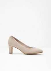 Czółenka Tamaris. Brązowe czółenka damskie bonprix, bez wzorów, bez obcasa. Za 239.99 zł.