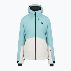 Kurtka narciarska damska SCOTT Ultimate Dryo 10. Zielone kurtki damskie Scott, na zimę, l, bez wzorów, z materiału, bez kaptura. Za 689.99 zł.