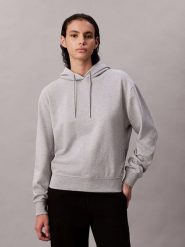 Calvin Klein Bluza w kolorze jasnoszarym rozmiar: XXL. Szare bluzy damskie Calvin Klein, xxl, bez wzorów, z kapturem. Za 263.95 zł.