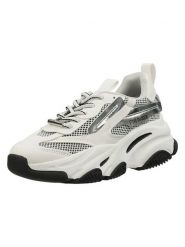 Steve Madden Sneakersy w kolorze srebrno-białym rozmiar: 40. Białe obuwie sportowe damskie Steve Madden, z materiału, bez zapięcia. Za 294.28 zł.