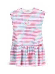 Coccodrillo Sukienka codzienna WC5129201IGK Kolorowy Regular Fit. Sukienki dziewczęce COCCODRILLO, bez wzorów, z bawełny, bez ramiączek, proste. Za 49.90 zł.